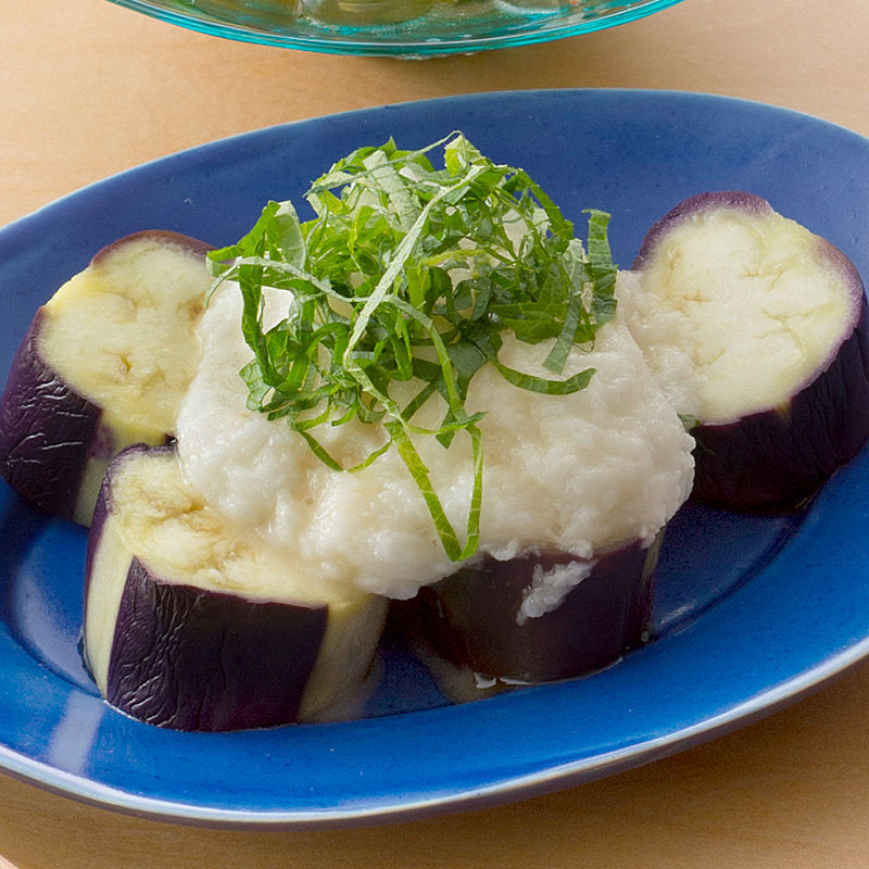 レンジなすとろろ
