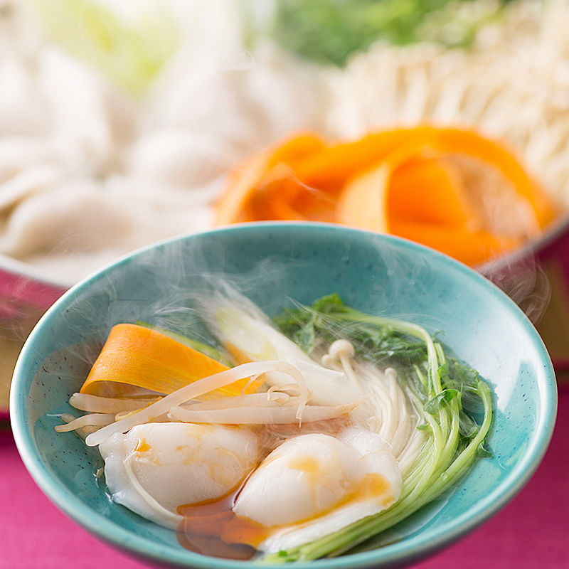 ボリューム野菜の餃子鍋