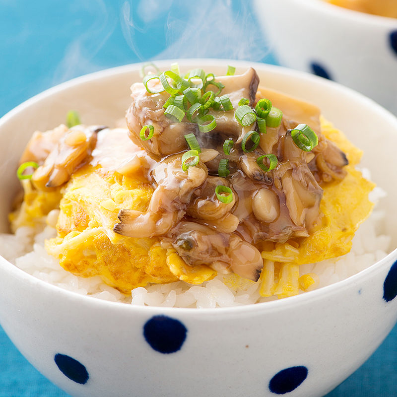 あさりの甘辛卵丼