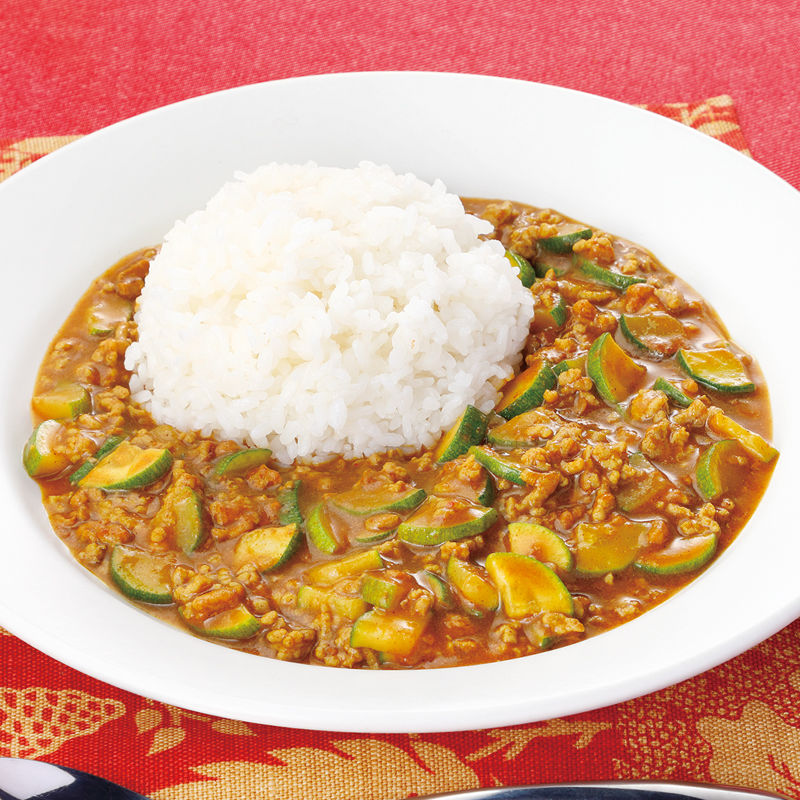 ズッキーニの麻婆カレー