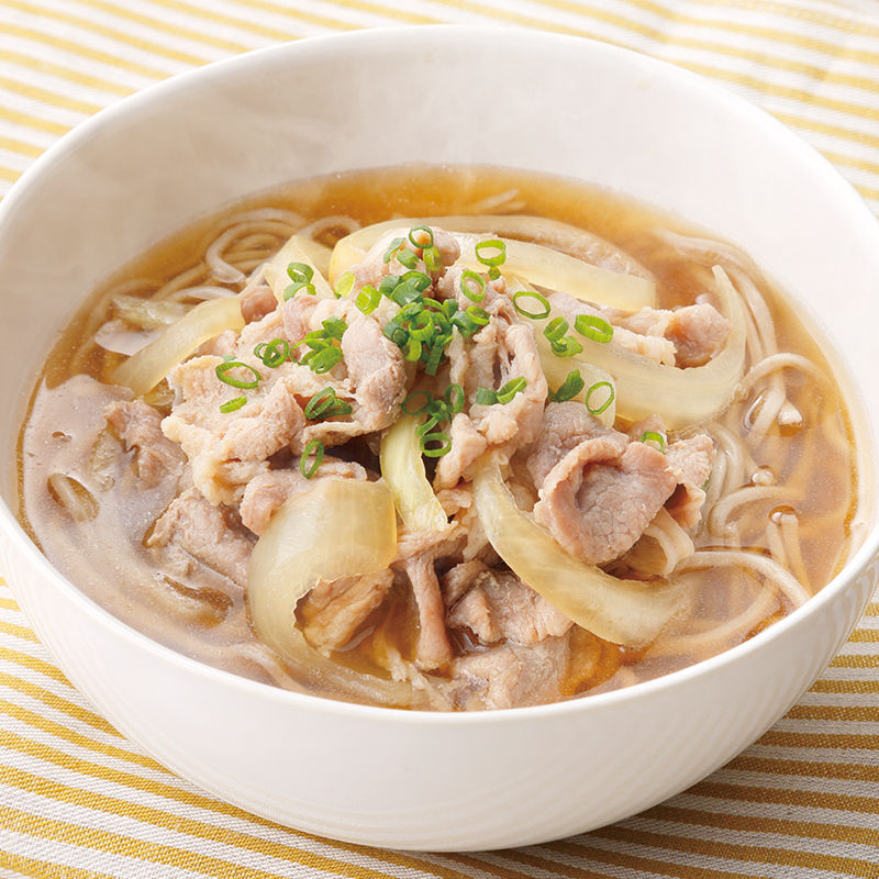 下味豚肉でじゅわっと肉汁麺