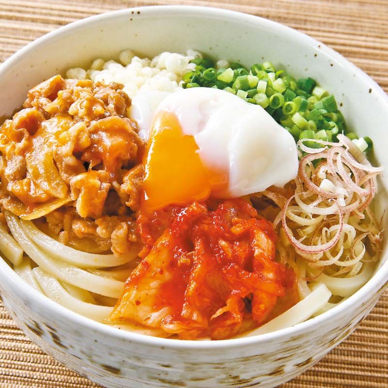 ピリ辛まぜうどん