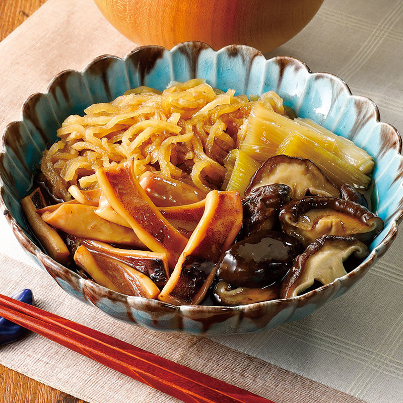 焼きいかと切り干し大根の含め煮