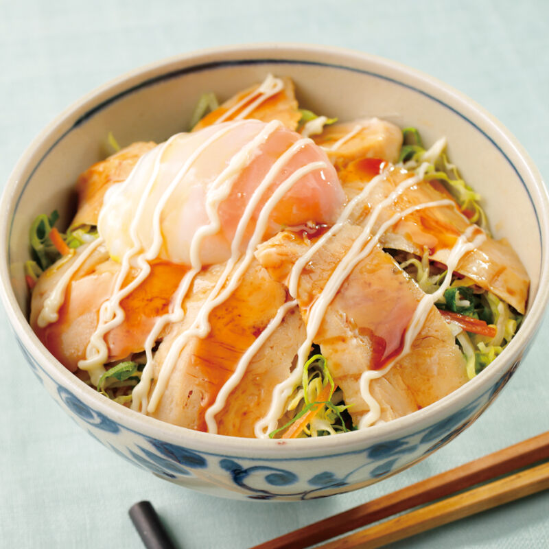 うなたれ サラダチキン丼