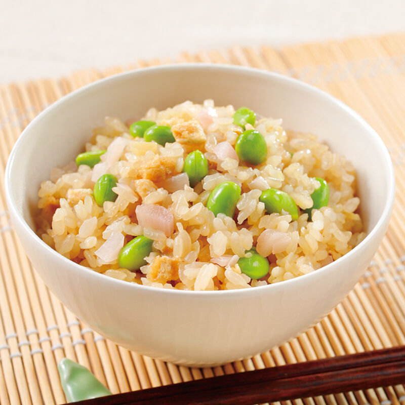 枝豆と新生姜のごはん