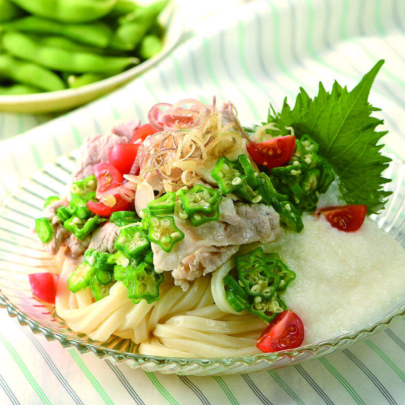 ねばとろ豚しゃぶうどん