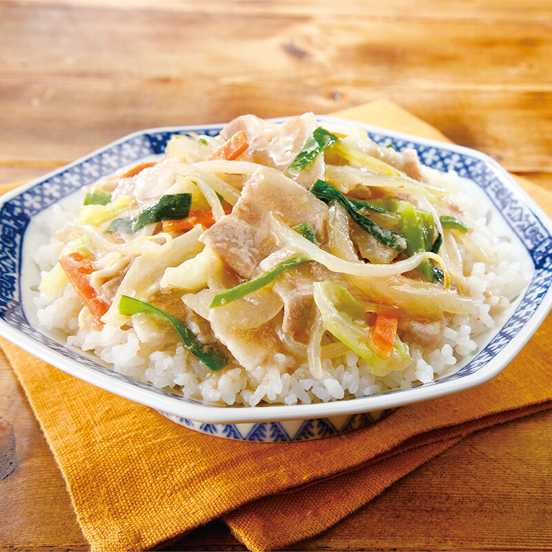 レンジにお任せ！大満足の中華丼