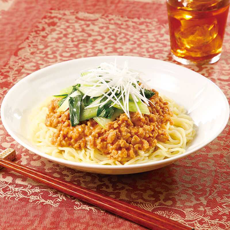 スキムミルクで汁なし担々麺