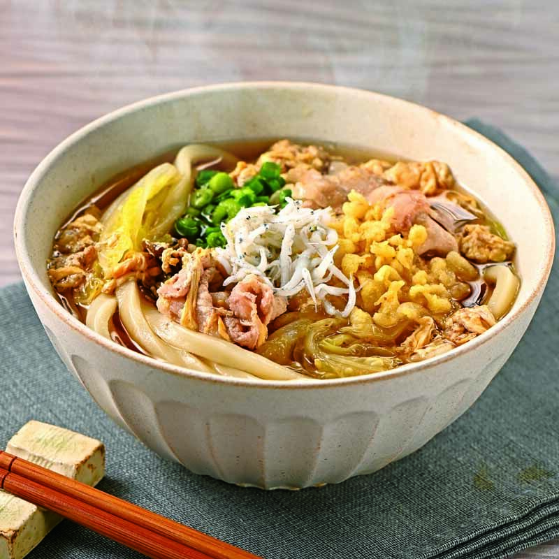 しゃぶしゃぶの〆におすすめ 出汁が効いたかきたまうどん