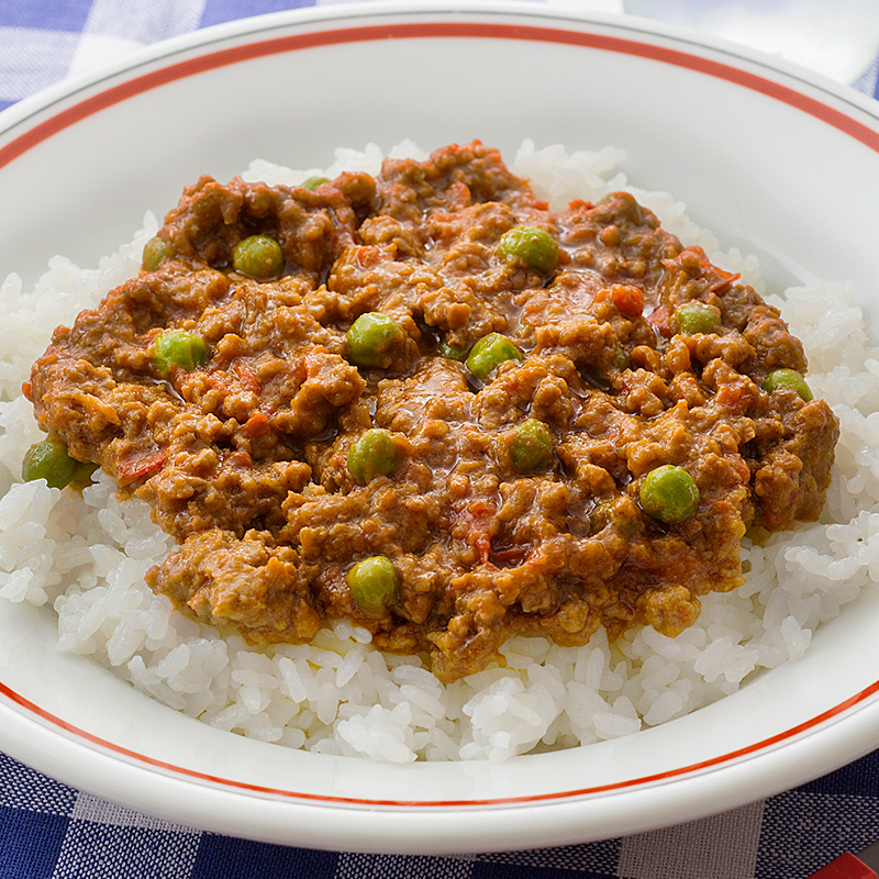 レンジキーマカレー