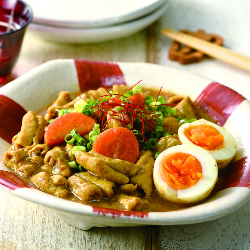 スパイシー！もつ煮 カレー風味