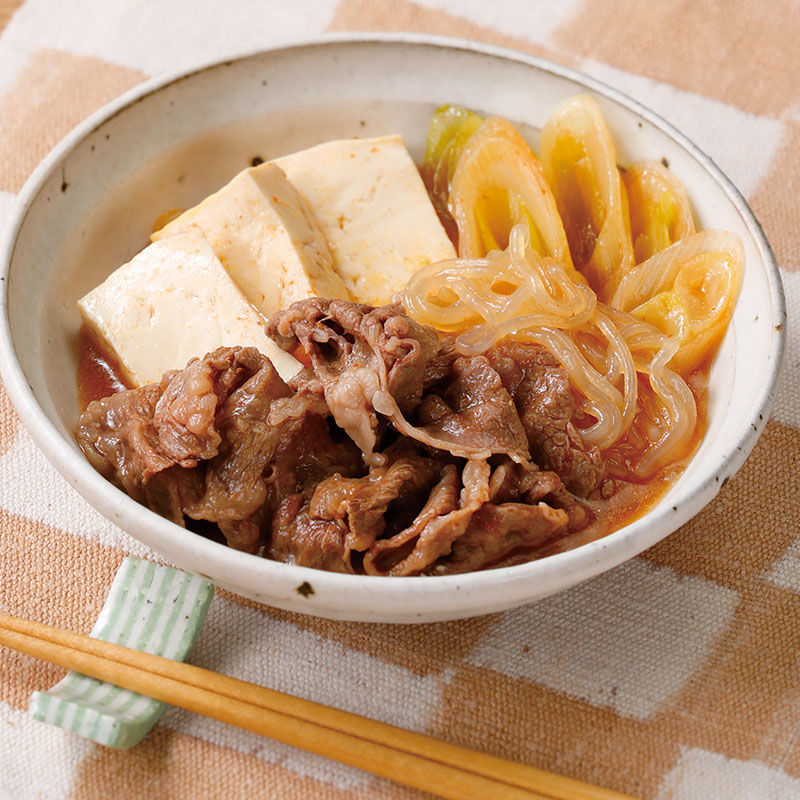 コチュジャンで肉豆腐